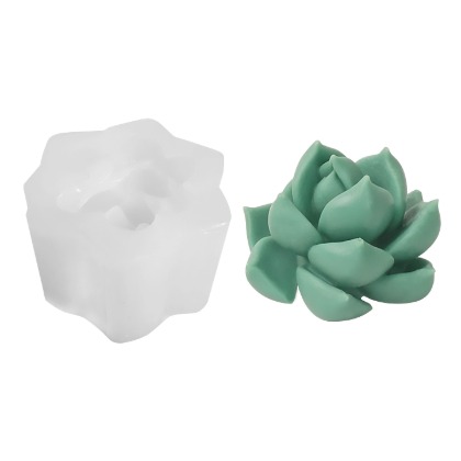 꽃 다육이 3D입체 수제 몰드(대)